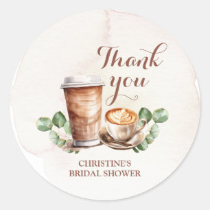 Adesivo Café Amor está Criando Obrigado Sticker