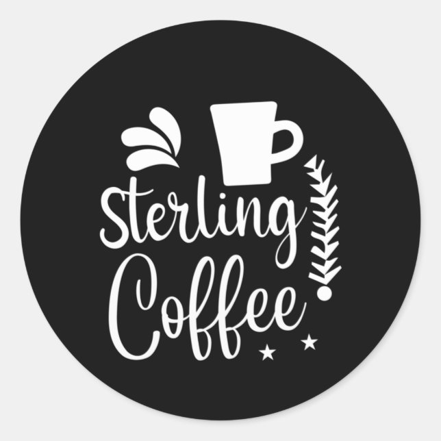 Adesivo Café Art Sterling Café (Frente)