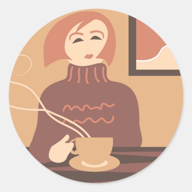 Adesivo Café Break (Frente)