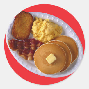 Adesivo Café da manhã com Bacon