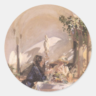 Adesivo Café da manhã na Loggia de John Singer Sargent