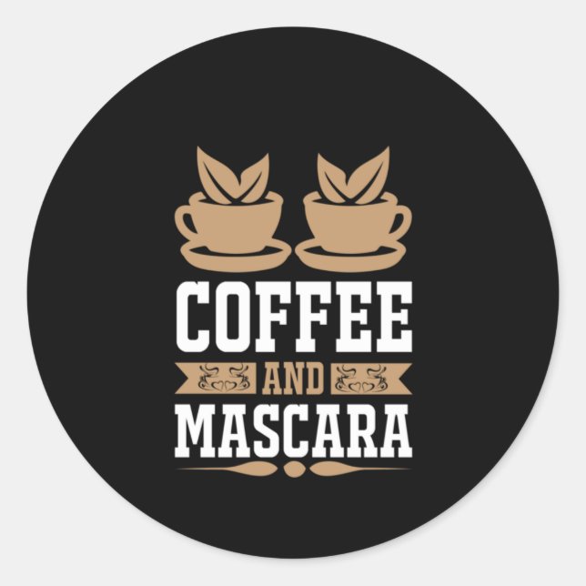 Adesivo Café De Arte E Rímel (Frente)