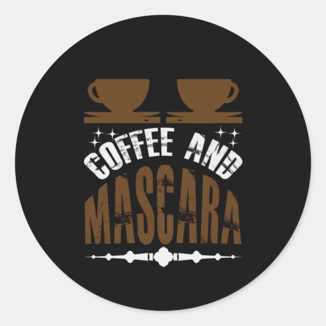 Adesivo Café De Arte E Rímel (Frente)