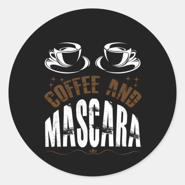 Adesivo Café De Arte E Rímel (Frente)