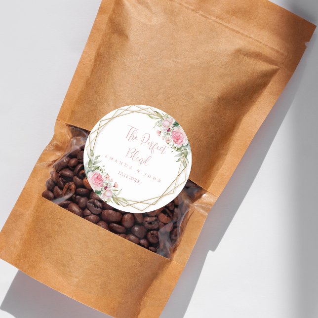 Adesivo Café De Casamento Com Flor Perfeito (Criador carregado)