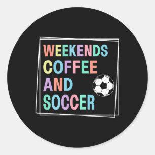 Adesivo Café de Fim de Semana e Futebol