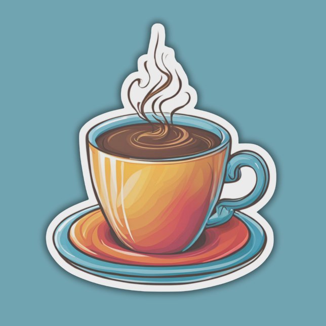 Adesivo Café De Vapor (Criador carregado)