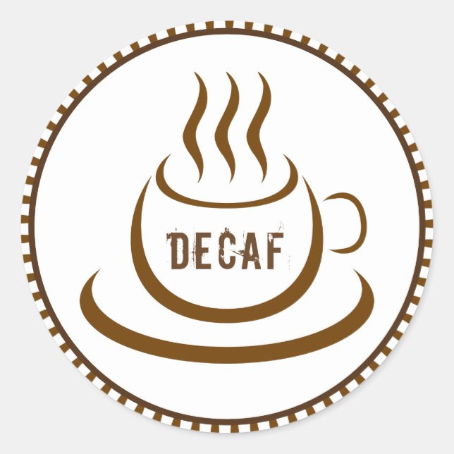 Adesivo Café Decaf (Frente)