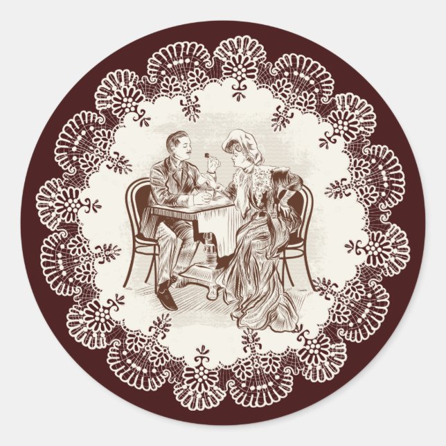 Adesivo café e amor (Frente)