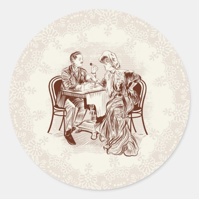 Adesivo café e amor (Frente)