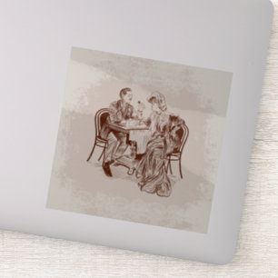 Adesivo café e amor