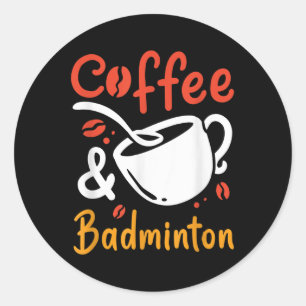 Adesivo Café E Badminton Bebê Café Brincadeira