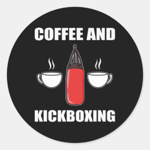 Adesivo Café E Kickboxing