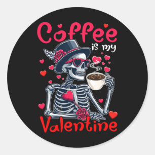 Adesivo Café é meu Namorados X-ray Skeleton Sungles Coff