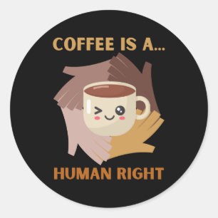 ADESIVO CAFÉ É UM DIREITO HUMANO