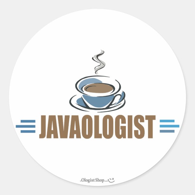 Adesivo Café Engraçado (Frente)