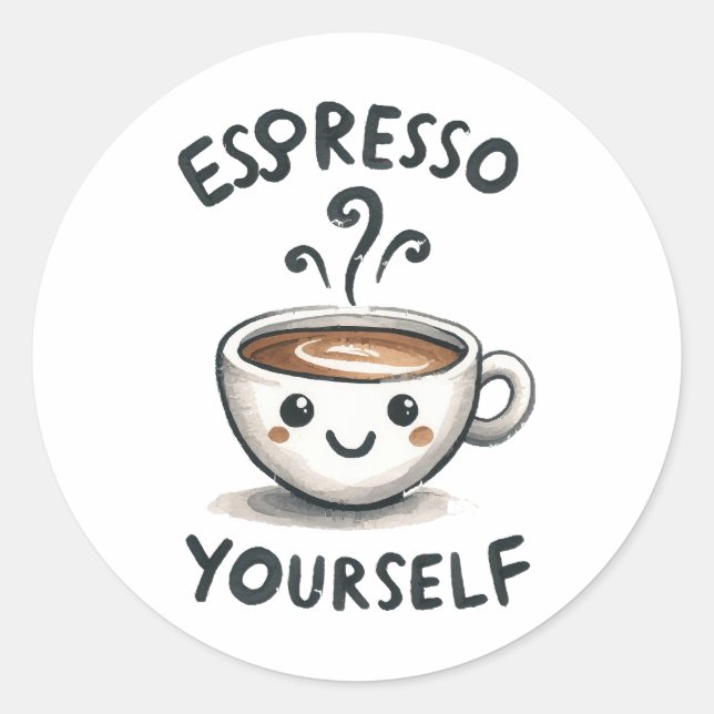 Adesivo Café Espresso Yourself (Frente)