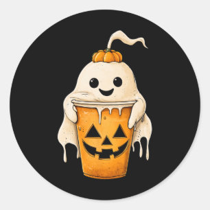 Adesivo Café Físico Fantasma Do Halloween Com Spook Divert