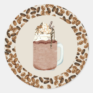 Adesivo Café Frio Café Frio Café Feijão Mason Jar Classe