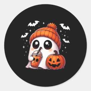 Adesivo Café Ghost Cujo Café Lover Halloween Ghost Pumpkin