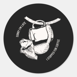 Adesivo Café Lama (branco)