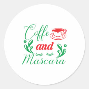 Adesivo Café Merry Xmas E Máscara