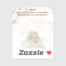 Adesivo Café no céu