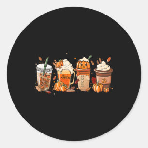 Adesivo Café Pumpkin Spice Latte Bebe Outono Graças