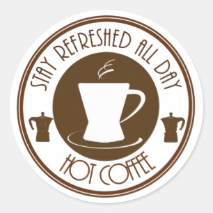 Adesivo Café quente