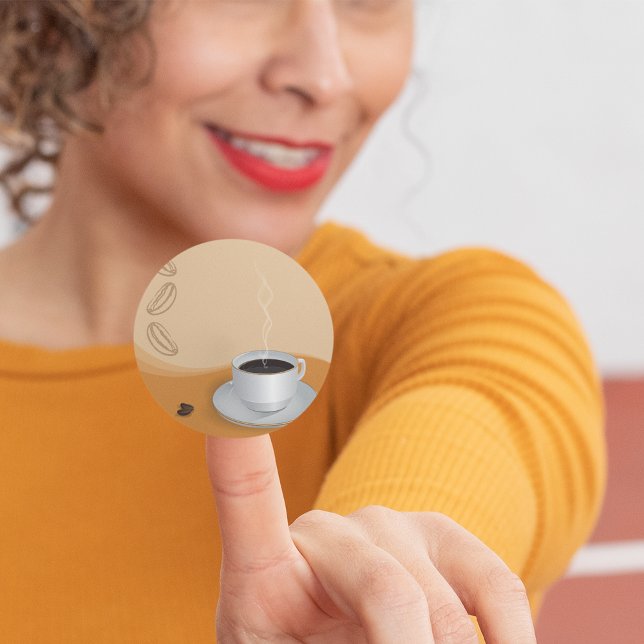 Adesivo Café quente vapor (Criador carregado)