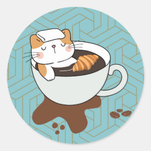 Adesivo Café Spa do Gato