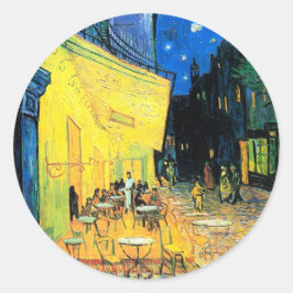 Adesivo Café Terrace à Noite (1888) Vincent Van Gogh art