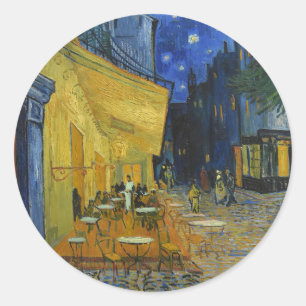 Adesivo Cafe Terrace à Noite   Vincent van Gogh