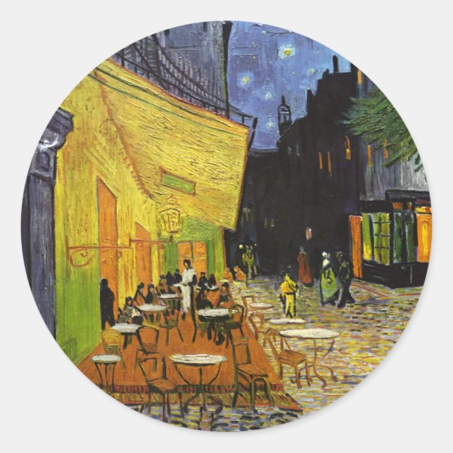 Adesivo Cafe Terrace na Night Van Gogh (Frente)