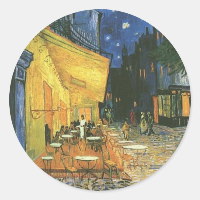 Adesivo Cafe Terrace - Vincent van Gogh (Frente)
