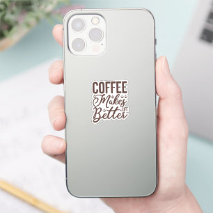 Adesivo Café Torna A Vida Melhor