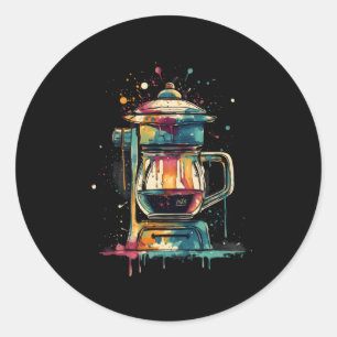 Adesivo Cafeeiro-café Barista Cafeeiro Fazendo Café