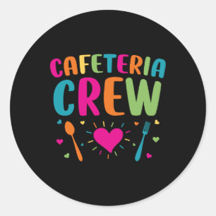Adesivo Cafeteria Crew Almoçava Lady De Volta À Novidade E