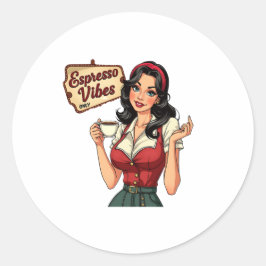 Adesivo Caffeine Queen: Sip, Slay, Repete