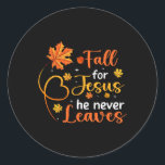 Adesivo Cai Por Jesus Que Ele Nunca Sai Do Outono Chris<br><div class="desc">Cai Por Jesus Que Ele Nunca Sai Das Mulheres Cristãs Do Outono</div>