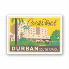 Adesivo Caiseter Hotel Durban South Africa Sticker