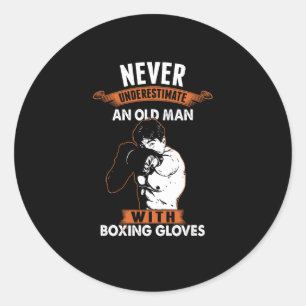 Adesivo Caixa de Fã de Boxeador de Boxe Comt Esportes Kick