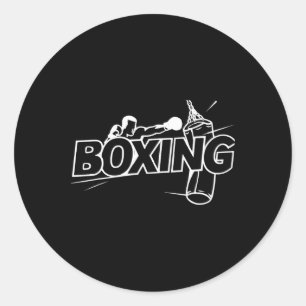 Adesivo Caixa de Lutadores de Boxe Kickboxing Amante do Bo