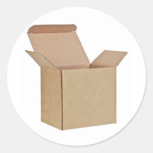 Adesivo Caixa de papelão aberta