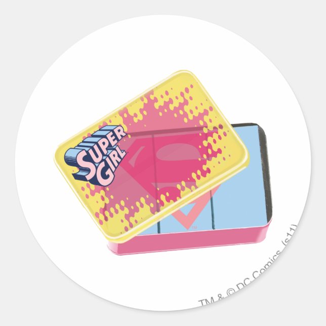 Adesivo Caixa de Supergirl (Frente)