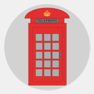 Adesivo Caixa de telefone britânica