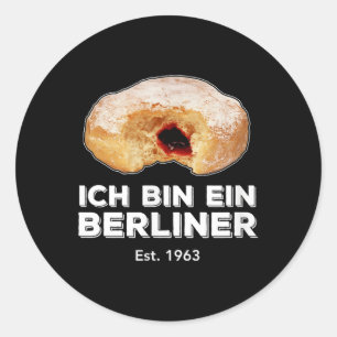 Adesivo Caixa Ich Ein Berliner Speech Jelly Rosquinha Wall