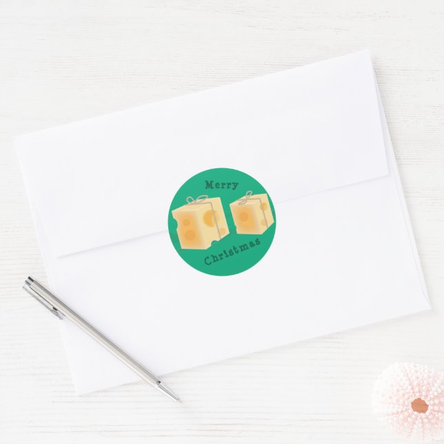 Adesivo Caixas de Presente de Queijo (Envelope)