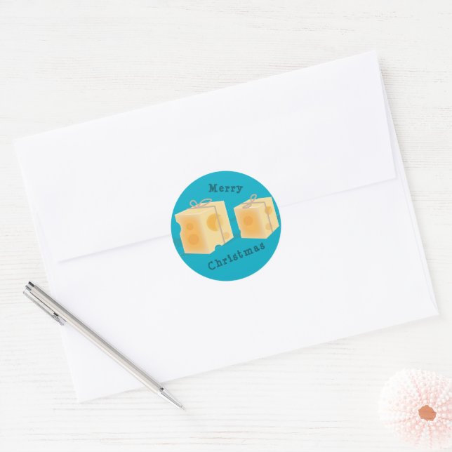 Adesivo Caixas de Presente de Queijo (Envelope)
