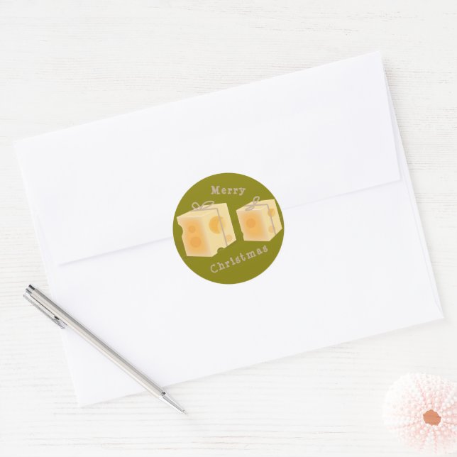 Adesivo Caixas de Presente de Queijo (Envelope)